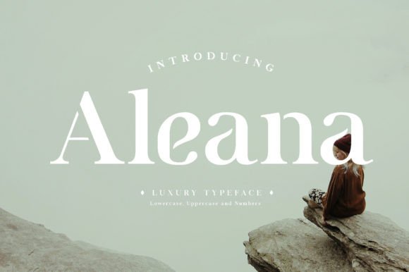 Aleana Font: A Romantic Script for Editorial Design