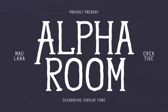 Alpha Room Font: A Display Typeface That Elevates Brand Design