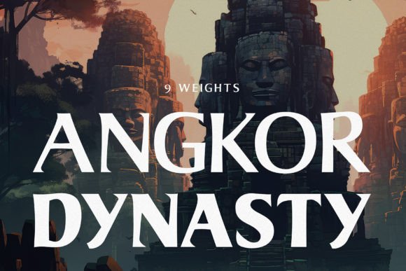 Angkor Dynasty Font for Business