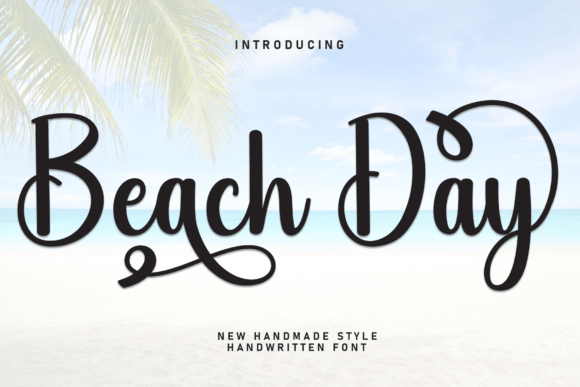 Beach Day Font: A Sweet Touch for Design