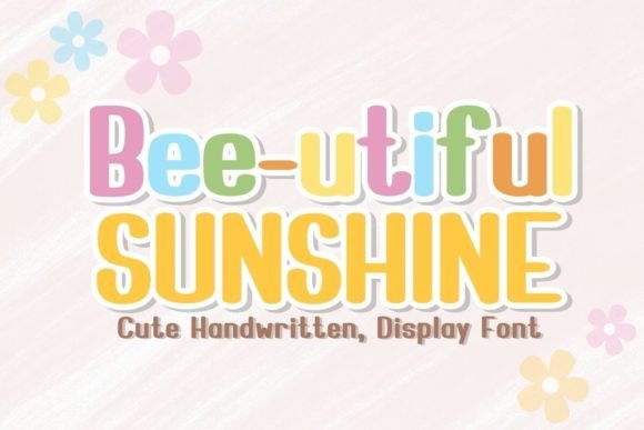 Bee-utiful Sunshine Font