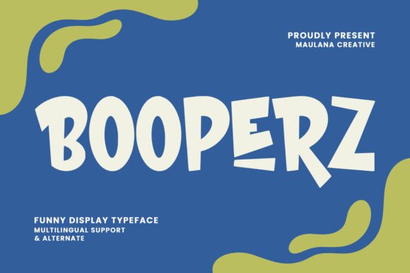 Booperz: A Bold Display Font