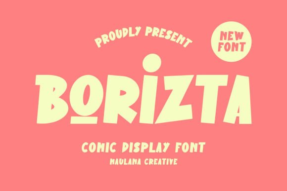 Borizta: A Bold Display Font for Creative Projects