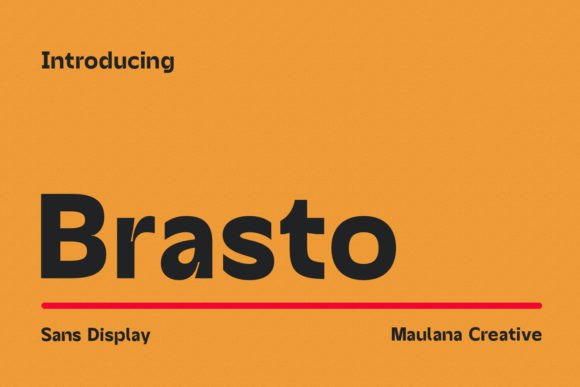 Brasto Typeface: A Creative Font for Campaign Design