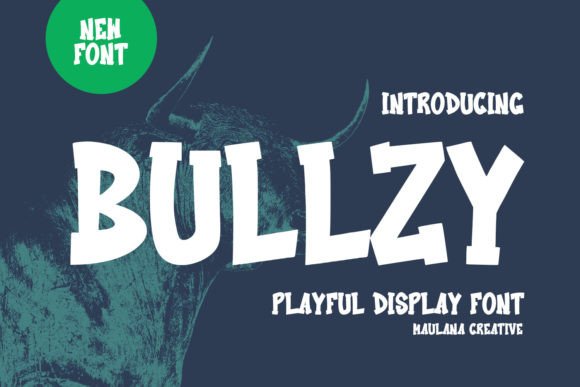 Bullzy: A Bold Display Font for Creative Projects