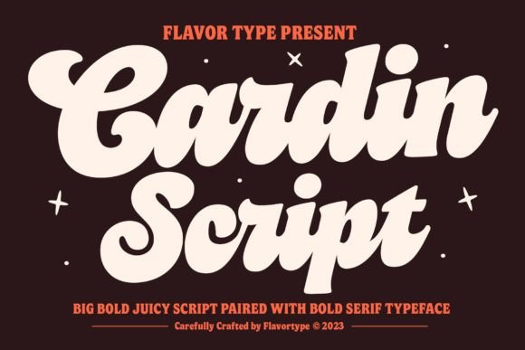 Cardin Duo: A Bold Display Font