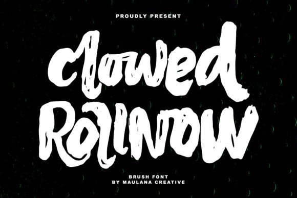 Clowed Rollnow Font: A Display Typeface for Digital Designers