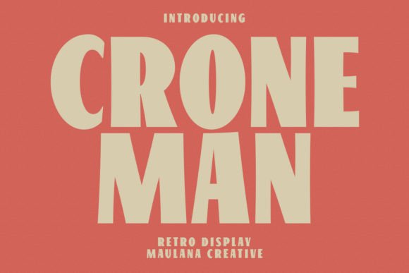Croneman Font for Editorial Design