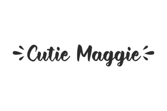 Cutie Maggie: A Handwritten Typeface with Editorial Elegance