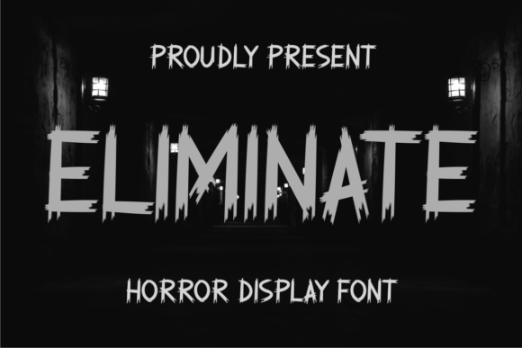 Eliminate: A Spooky Font for Halloween Branding