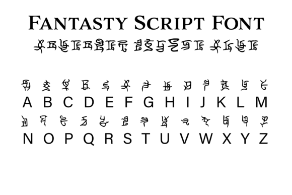 Fantasy Script 10: A Font for Creative Web Projects