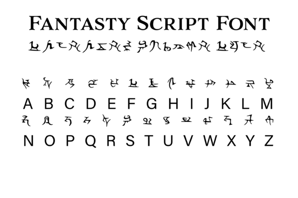 Fantasy Script 2: A Decorative Typeface for Creative Projects