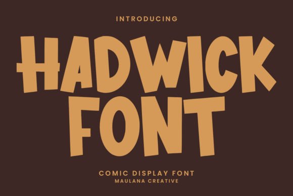 Hadwick Font: A Bold Display Typeface for Marketers