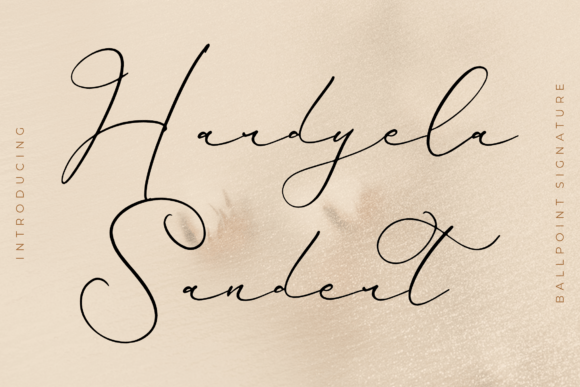 Hardyela Sandert: A Luxurious Script for Designers