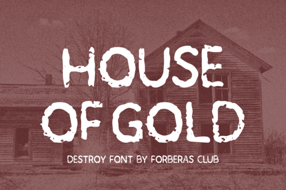 House of Gold: A Display Typeface for Magical Web Design