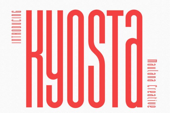Kyosta: A Bold Sans Serif for Creative Campaigns