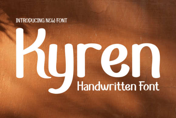 Kyren Font: Handwritten Elegance for Marketers