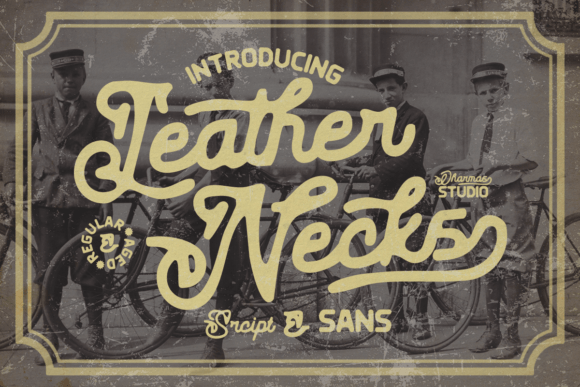 Leather Necks Font: A Retro Touch for Modern Branding