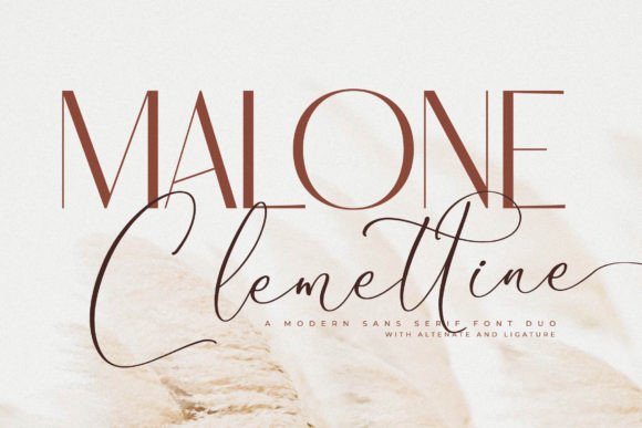 Malone Clemettine Font Review: A Modern Serif for Campaign Elegance