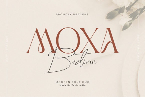 Moxa Bestine Font for Craft Projects