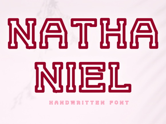 Nathaniel Font: Elegant Display Type