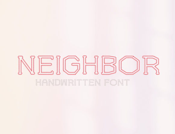 Neighbor Font for Editorial Design