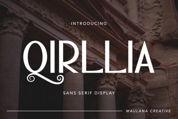 Qirllia: A Bold Display Font for Web Design
