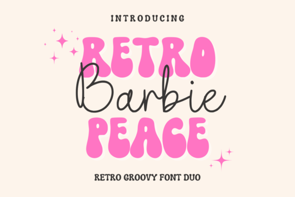 Retro Barbie Peace Font: A Playful Display Typeface for Stronger Campaigns
