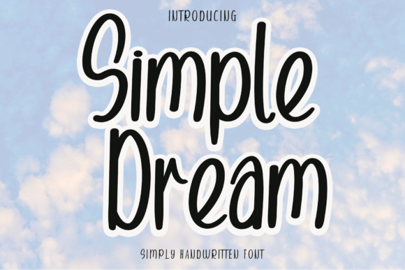 Simple Dream Font for Creative Makers
