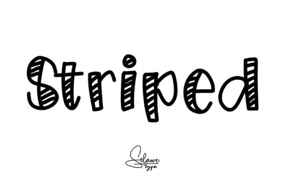 Striped: A Fun Font for Business Branding
