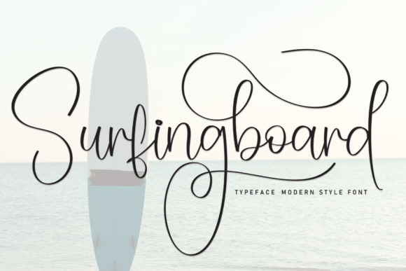 Surfingboard Font: A Handwritten Typeface for Editorial Elegance
