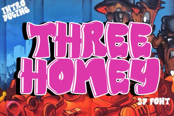Three Homey Font for Creative Projects